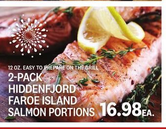 Kings Food Markets 2-pack hiddenfjord faroe island salmon portions offer