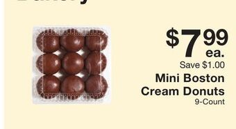 Fairway Store Market Mini boston cream donuts offer