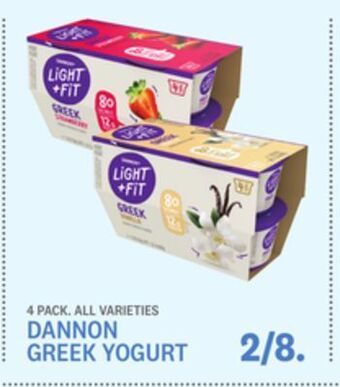 Kings Food Markets Dannon greek yogurt offer