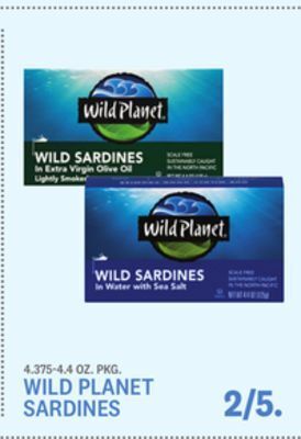 Kings Food Markets Wild planet sardines offer