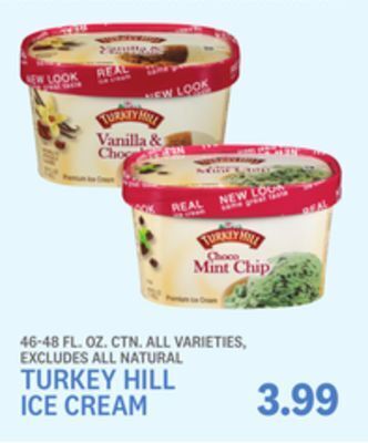 Kings Food Markets Turkey hill ice cream offer