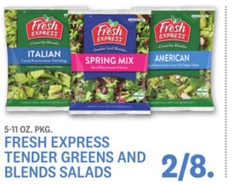 Kings Food Markets Fresh express tender greens and blends salads offer