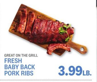 Kings Food Markets Fresh baby back pork ribs offer