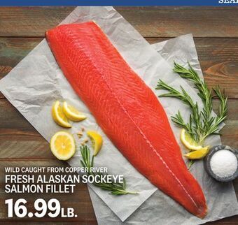 Kings Food Markets Fresh alaskan sockeye salmon fillet offer