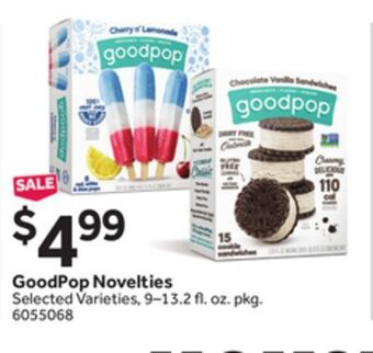 Stop&Shop Goodpop novelties offer