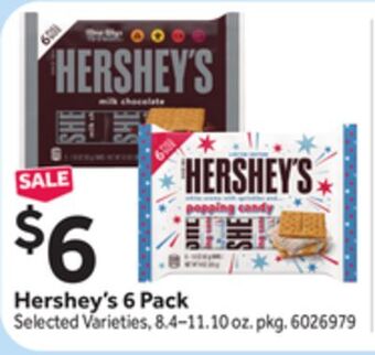 Stop&Shop Hershey's 6 pack offer