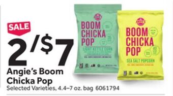 Stop&Shop Angie's boom chicka pop offer