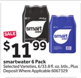 Stop&Shop Smartwater 6 pack offer