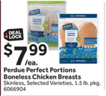 Stop&Shop Perdue perfect portions boneless chicken breasts offer