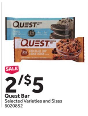 Stop&Shop Quest bar offer