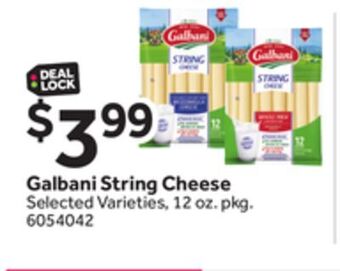 Stop&Shop Galbani string cheese offer