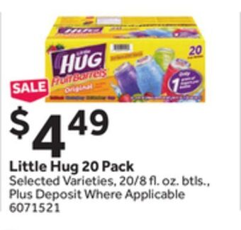Stop&Shop Little hug 20 pack offer