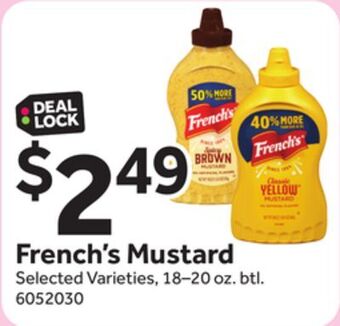 Stop&Shop French's mustard offer