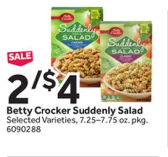 Stop&Shop Betty crocker suddenly salad offer