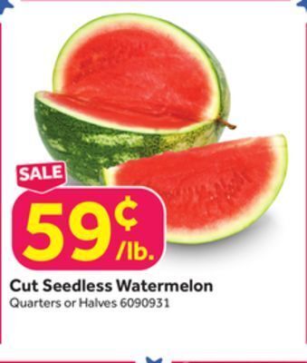 Stop&Shop Cut seedless watermelon offer