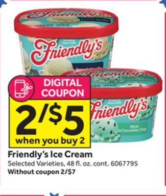 Stop&Shop Friendly's ice cream offer