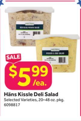 Stop&Shop Häns kissle deli salad offer