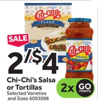 Stop&Shop Chi-chi's salsa or tortillas offer