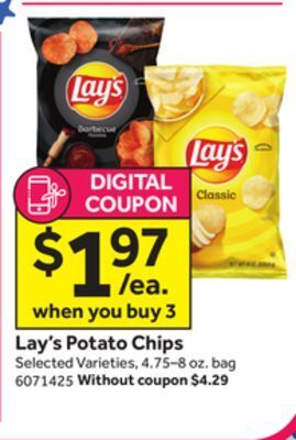 Stop&Shop Lay's potato chips offer