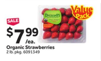 Stop&Shop Organic strawberries offer