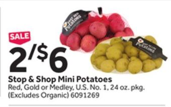 Stop&Shop Stop & shop mini potatoes offer