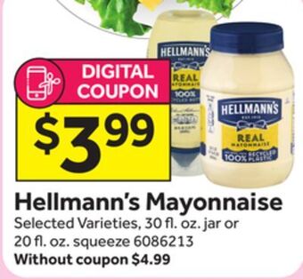 Stop&Shop Hellmann's mayonnaise offer