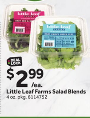 Stop&Shop Little leaf farms salad blends offer