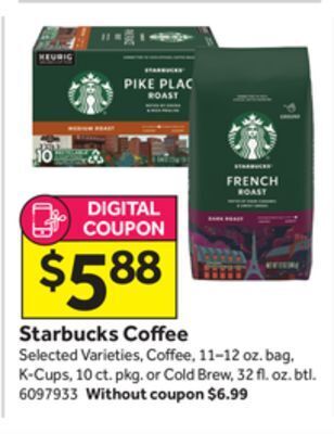 Stop&Shop Starbucks coffee offer