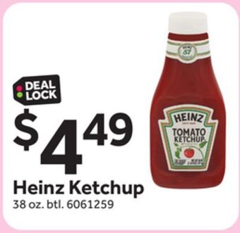 Stop&Shop Heinz ketchup offer