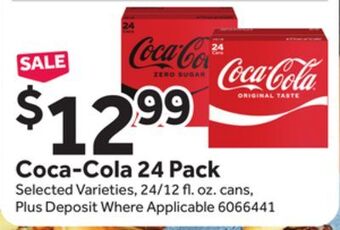 Stop&Shop Coca-cola 24 pack offer