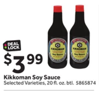 Stop&Shop Kikkoman soy sauce offer