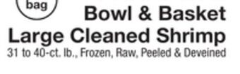 The Fresh Grocer Large cleaned shrimp offer