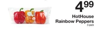 The Fresh Grocer Hothouse rainbow peppers offer