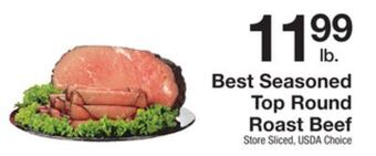 The Fresh Grocer Best seasoned top round roast beef offer