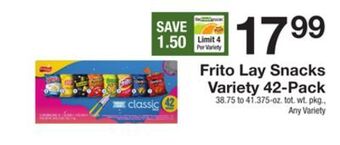 The Fresh Grocer Snacks variety 42-pack offer