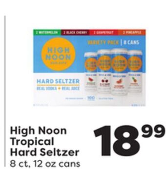 Weis Markets High noon tropical hard seltzer offer