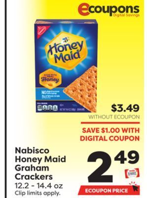 Weis Markets Nabisco honey maid graham crackers offer