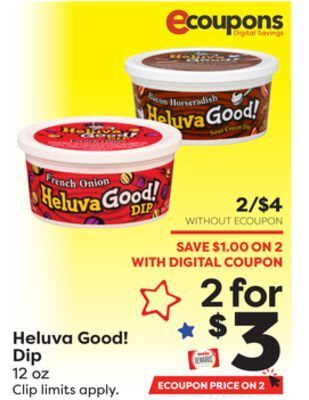 Weis Markets Heluva good! dip offer