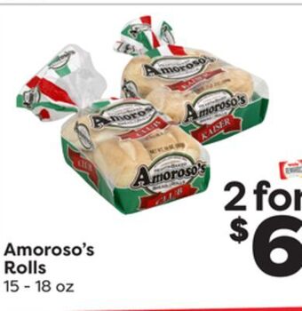 Weis Markets Amoroso's rolls offer