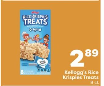Weis Markets Kellogg's rice krispies treats offer