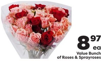 Weis Markets Value bunch of roses & sprayroses offer