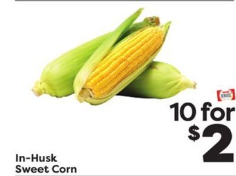 Weis Markets In-husk sweet corn offer
