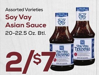 DeCicco & Sons Soy vay asian sauce offer