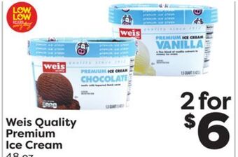 Weis Markets Weis quality premium ice cream offer