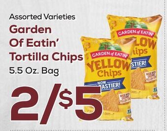 DeCicco & Sons Garden of eatin' tortilla chips offer