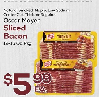DeCicco & Sons Oscar mayer sliced bacon offer