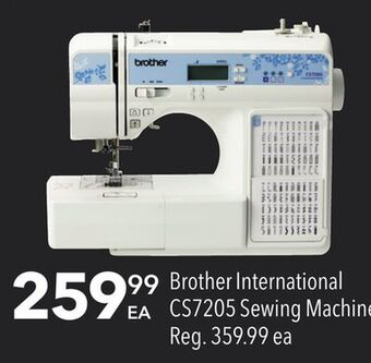 JOANN Brother international cs7205 sewing machine offer