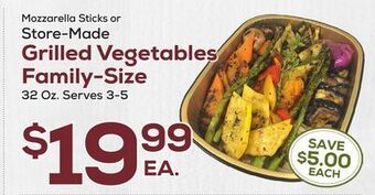 DeCicco & Sons Grilled vegetables family-size offer