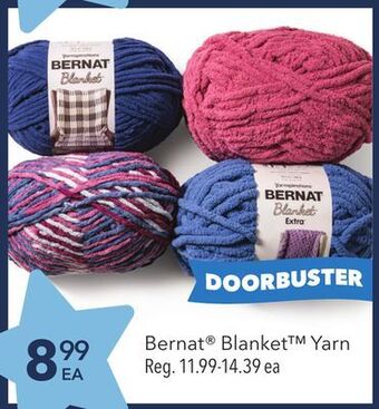 JOANN Bernat blanket yarn offer