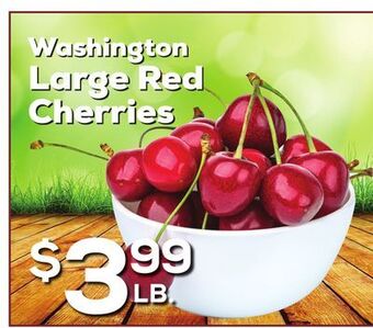 DeCicco & Sons Washington large red cherries offer